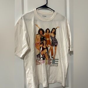 Old Navy Spice Girls Graphic Tee in Cream